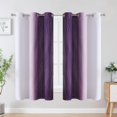 thumbnail image 2 of Cortinas Estelar Textiler Blackout Morado Gris 107x160 cm 2 uds, 2 of 9