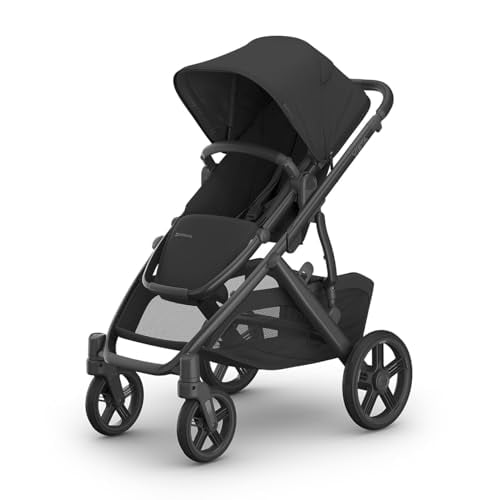 Cochecito UPPAbaby Vista V3 - Sistema de cochecito individual a doble de tamaño completo - Asiento para niños pequeños, protector contra insectos, protector contra la lluvia y bolsa de almacenamiento