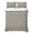Silver White Beige, variant on King Quilt Set 96''x106'', Red White Stripe Fireman American Flag Lightweight Bedspread Coverlet with 2 Pillow Shams, Fire Fighter USA Flags Breathable All Season Quilt Bedding for Bedroom/Guest Room