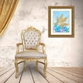 thumbnail image 3 of SARA Design 15x18 Gold Ornate Wood Framed with Double Matting Museum Art Print Titled - Goldnes Sommerblau III, 3 of 4
