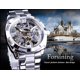 thumbnail image 3 of Reloj mecánico automático FORSINING para hombre con correa de acero inoxidable de moda, 3 of 8