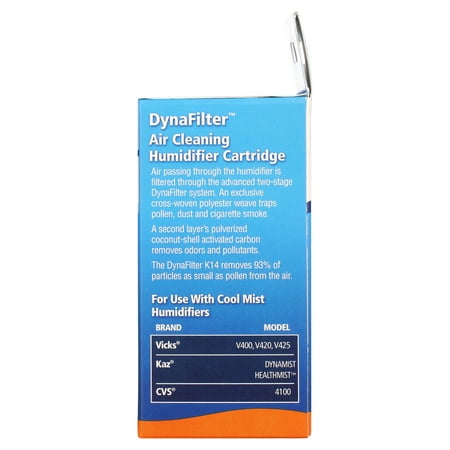 Protec DynaFilter Air Cleaning Humidifier Cartridge, 3 Pack