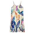 HANSHBDB Decorative Crystal Branches279 Women's Maxi Summer Dress