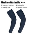 thumbnail image 6 of Unique Bargains 1 Pair Reduce Joint Pain Arm Elbow Compression Sleeve L Size Dark Blue, 6 of 6