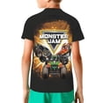 thumbnail image 3 of Monster Trucks-Jam Youth T-shirt Short Sleeve Graphic Tops Breathable Shirt Tees, 3 of 9