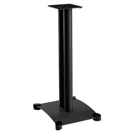 Sanus - Foundations Steel Series Bookshelf Speaker Stand (Pair) - Black