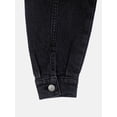 thumbnail image 4 of Wonder Nation Girls Denim Trucker Jacket, Sizes 4-18 & Plus, 4 of 4
