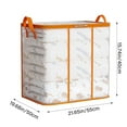 thumbnail image 5 of HYLLai Large Transparent Storage Bag for Clothes, Quilts, Blankets, Waterproof & Dustproof Organizer with Zipper for Moving or Home Use (C), 5 of 6