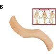 thumbnail image 5 of Facial Beauty Massage Tool, Eye Tension Relief Stick, Meridian Scraper, Wood Therapy Gua Sha Board, Khaki, 15.5x2.0x1.5 cm, 5 of 5