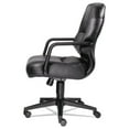 thumbnail image 3 of HON H2092.H.SR11.T Pillow-Soft 2090 Series Leather Managerial Mid-Back Swivel/Tilt Chair with 16.75 in. to 21.25 in. Seat Height - Black, 3 of 3
