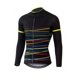 thumbnail image 3 of Maillot de ciclismo para hombre de manga larga, maillot de ciclismo de carretera con cremallera completa y bolsillos, ropa de ciclismo transpirable de secado rápido, 3 of 5