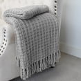 thumbnail image 3 of Home Soft Things Space Yarn Throw - Charcoal Grey - 60" x 80" Jumbo, 3 of 7