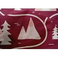thumbnail image 5 of oneOone Cotton Silk Magenta Fabric Mountain Pattern Sewing Craft Projects Fabric Prints By Yard 42 Inch Wide, 5 of 5