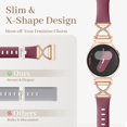 thumbnail image 2 of Correa Getino Compatible con Galaxy Watch 7 Rojo Vino, 2 of 9