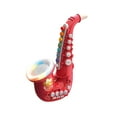 thumbnail image 2 of Plastic Saxophone Toy with Lights and Music | Portable Musical Instrument | 8 Scale Keys & Functions | Light Effects | Educational Early Learning Gift | 1 Piece | Battery Powered, 2 of 9