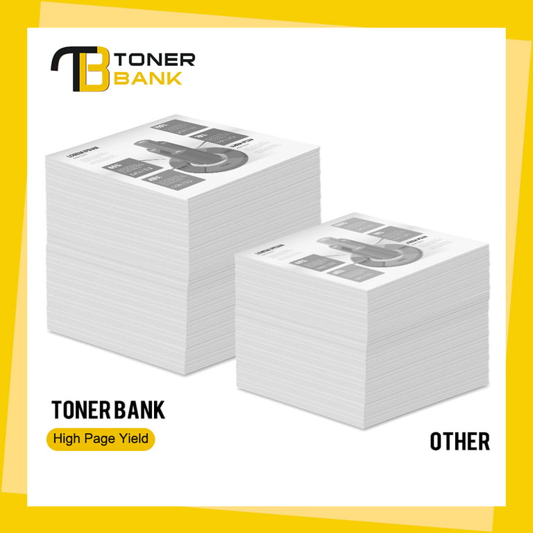 Toner Bank 2-Pack TN760 Toner Cartridge Compatible for Brother TN-760 TN730  TN-730 MFC-L2750DW MFC-L2710DW DCP-L2550DW HL-L2350DW MFC-L2690DW Laser  Printer Ink (Black) 