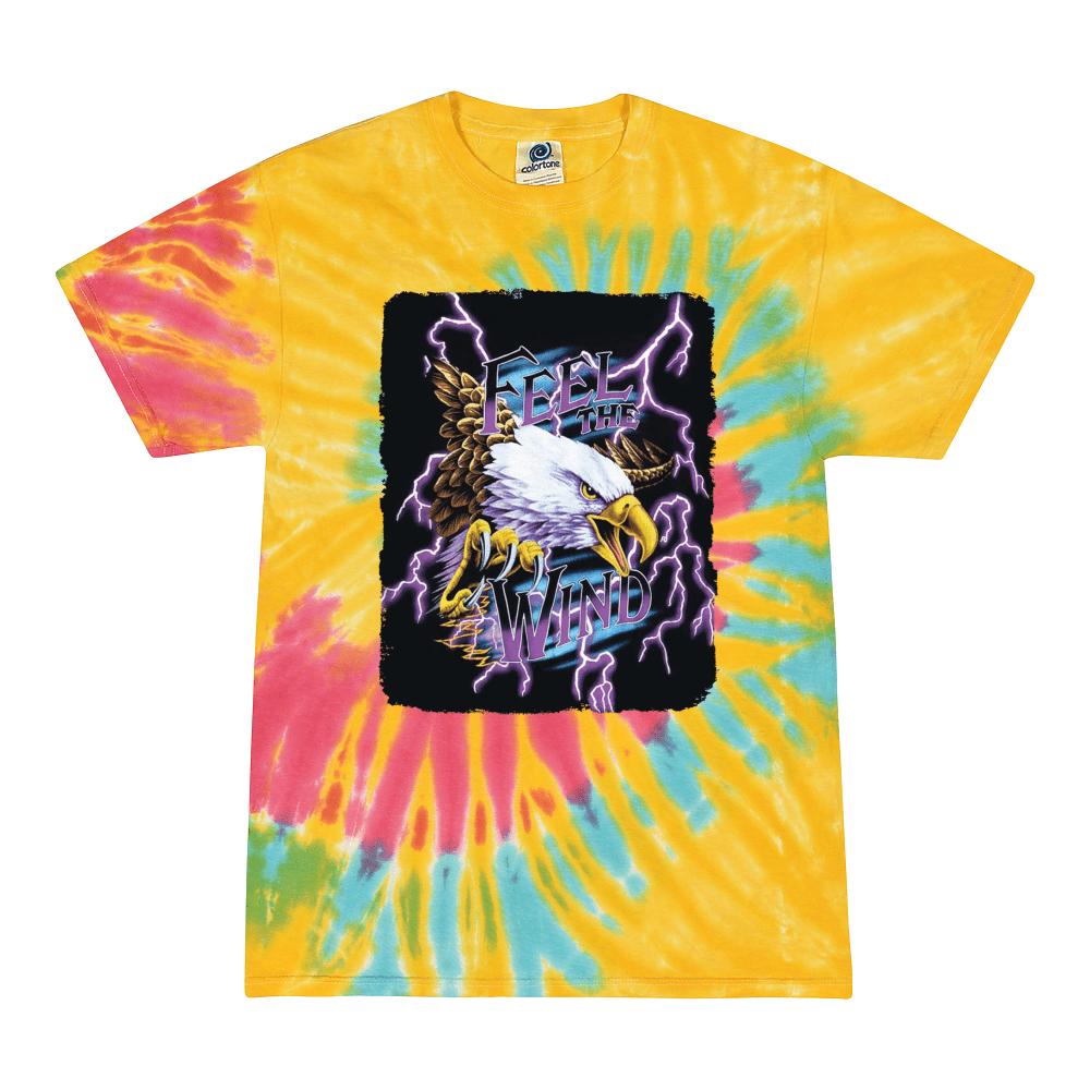 tie dye eagles shirt
