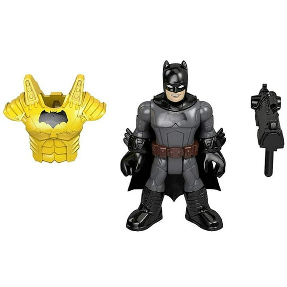 Replacement Parts for Imaginext Batmobile - DC Superfriends Batmobile Playset DHT64 ~ Replacement Batman Figure, Yellow Vest and Gun