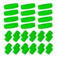 thumbnail image 1 of TOPTIE 12 Sets Neon Sweatband Set, Terry Cloth Headbands and Wristbands for Running Basketball Workout - Neon Green, 1 of 7