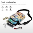 thumbnail image 7 of HELLHERO Starfish and Conch Patterns Crossbody Sling Bag for Adult Polyester Messenger Bag with Zipper, 7 of 7