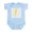 Sky Blue, variant on CafePress - Lightning Bolt (Vintage) Infant Bodysuit - Baby Light Bodysuit, Size Newborn - 24 Months