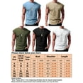 thumbnail image 3 of Frontwalk Men Sleeveless Muscle Tank Top Summer Active Sleeveless T Shirts Crew Neck Plain Casual Tops for Men Black XXL, 3 of 3