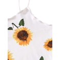thumbnail image 3 of Women's Sleeveless Spaghetti Strap Floral Print Cami Bodycon Dress, 3 of 5