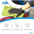 thumbnail image 3 of EDI Black Vinyl Gloves (Large, 100), 3 of 4