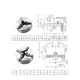 thumbnail image 3 of Tête de Division CNC 80 mm à 4 Axes/axe de Rotation/ensemble d'Axes pour Mini Routeur CNC/graveuse Machine de Gravure pour Menuiserie, 3 of 6