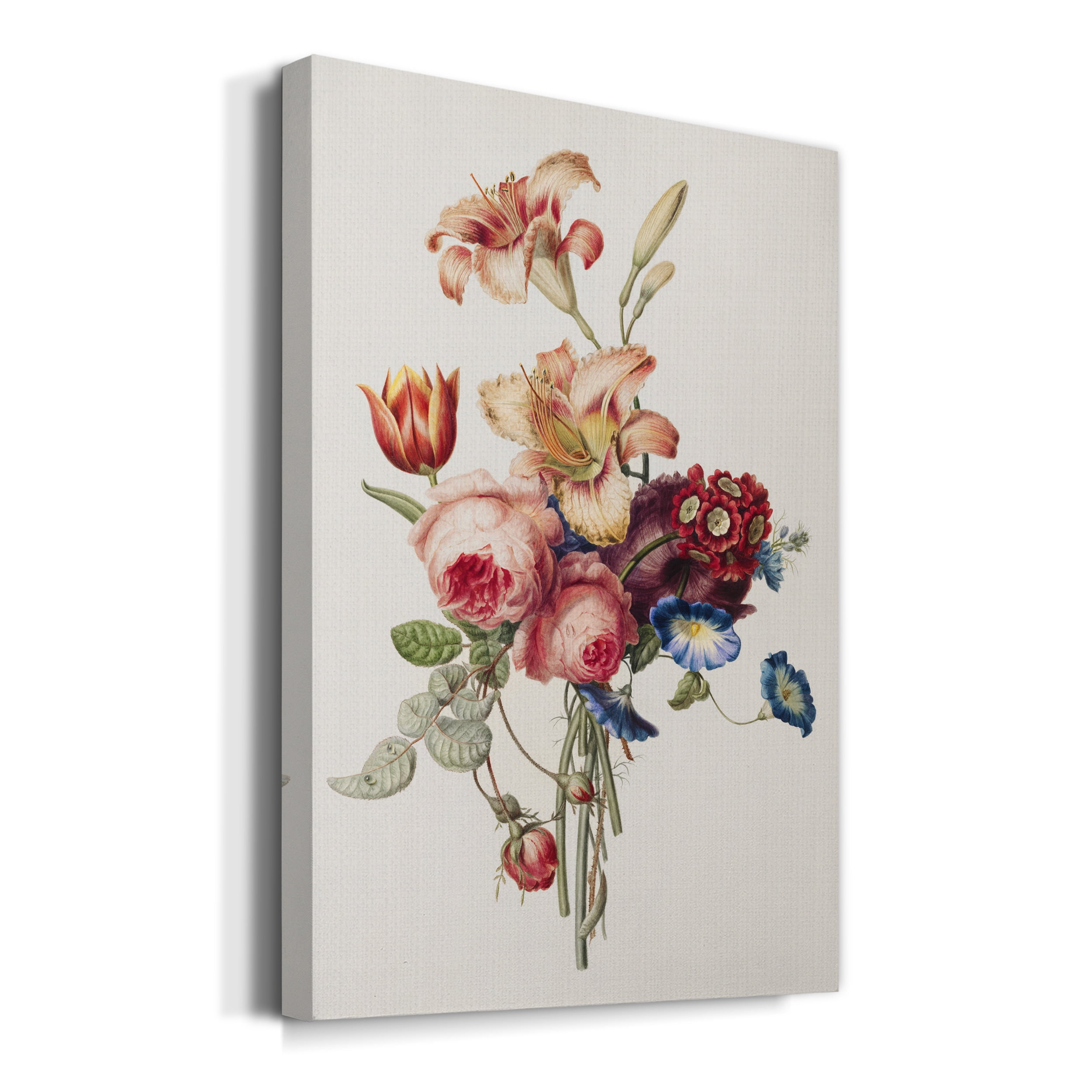 A Bouquet (1820) Premium Gallery Wrapped Canvas - Ready to Hang - 12 x 18