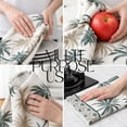 thumbnail image 6 of FINGERCRAFT Kitchen Towels, 100% Natural Cotton Waffle, Set of 6 Multi-Purpose Kitchen Cloth Very Soft Highly Absorbent Tea Towels for Home and Kitchen 20in X 30in Palm Tree, 6 of 8