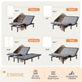 thumbnail image 3 of ESHINE King Adjustable Bed Frame - 12 inch Hybrid Memory Foam Mattress, with Massage, Wireless Remote, USB, Under Bed Night Light, Head and Foot Incline, 3 of 10
