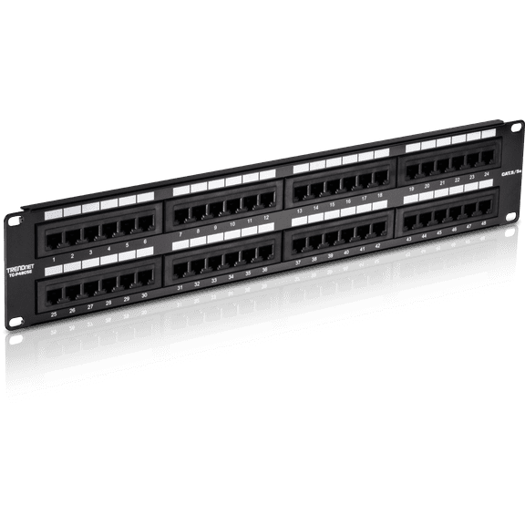 TRENDnet TC-P48C5E Cat5/5e 48-port Unshielded Patch Panel