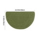 thumbnail image 4 of Tapete semicircular para entrada exterior, antideslizante, para baño, puerta, color liso, fácil de limpiar, decoración para el hogar, impermeable, duradero, ideal para zonas de alto, 4 of 7