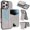 Gray, variant on Compatible with Magsafe 2 in 1 Detachable for iPhone 16 Pro Max Wallet Case with Card Holder Women Men, Magnetic PU Leather RFID Blocking Flip Kickstand Credit Slots,for iPhone 16 Pro Max, Darkbrown