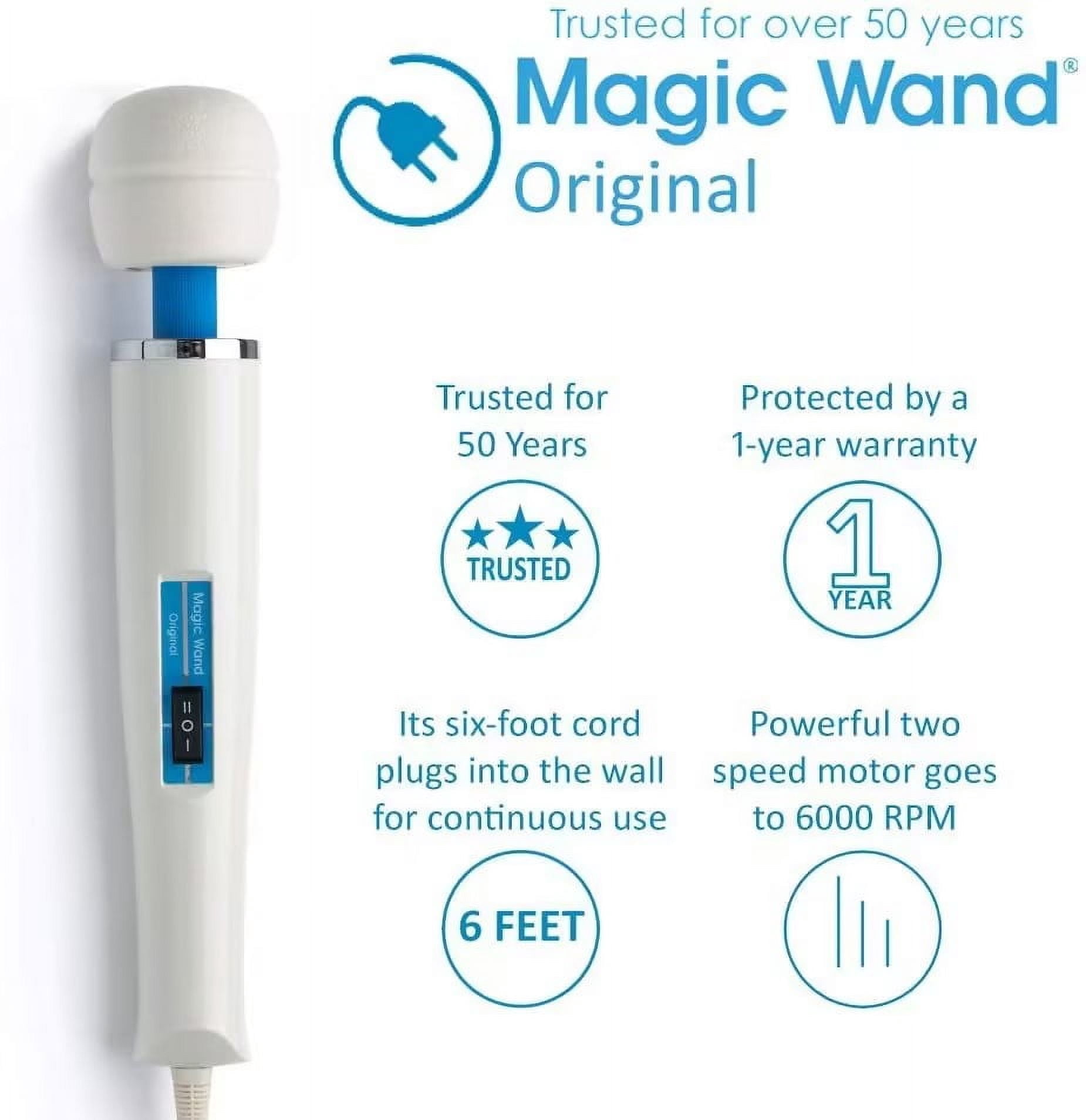 SHUNAN HV 270 Rechargable Personal Massager, Electric Full Body Massage Wand, Relax for Foot Neck Back Hand Leg Arm Shoulder Massage Aches Sports Recovery Vibrator