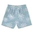 thumbnail image 7 of FORMRS Boys Swim Trunks Quick Dry Mesh Liner Boardshorts Sizes XS-XL, Gray Snowflake, 7 of 7