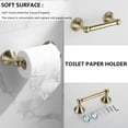 thumbnail image 4 of Juego de accesorios de baño BGL de latón cepillado con toallero ajustable, 4 of 8