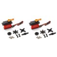 thumbnail image 1 of Servo Numérique à Couple Élevé de 25KG avec Rotation de 270°, Boîtier en Alliage d'Aluminium Rouge et PBT, 5 Engrenages en Acier Inoxydable, 2 Roulements BB, Klaxons en Métal Orange 25T, Tension de 4.8V-7.2V, Vitesse de 0.14-0.18sec/60°, 1 of 6