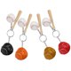 thumbnail image 3 of Llavero de béisbol, 4 llaveros de mini bate de béisbol, llavero de béisbol construido para durar, 3 of 9