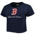 thumbnail image 2 of Women's New Era Blue Boston Red Sox Historic Champs T-Shirt, 2 of 3