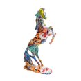 thumbnail image 4 of jifeng Statue de Cheval Colorée Ornement de Table pour Manteau de Cheminée, Bibliothèques, Café Moderne A, 4 of 9