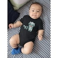 thumbnail image 2 of Smiley Raccoon Bodysuit Infant -Image by Shutterstock,  6 Months, 2 of 4