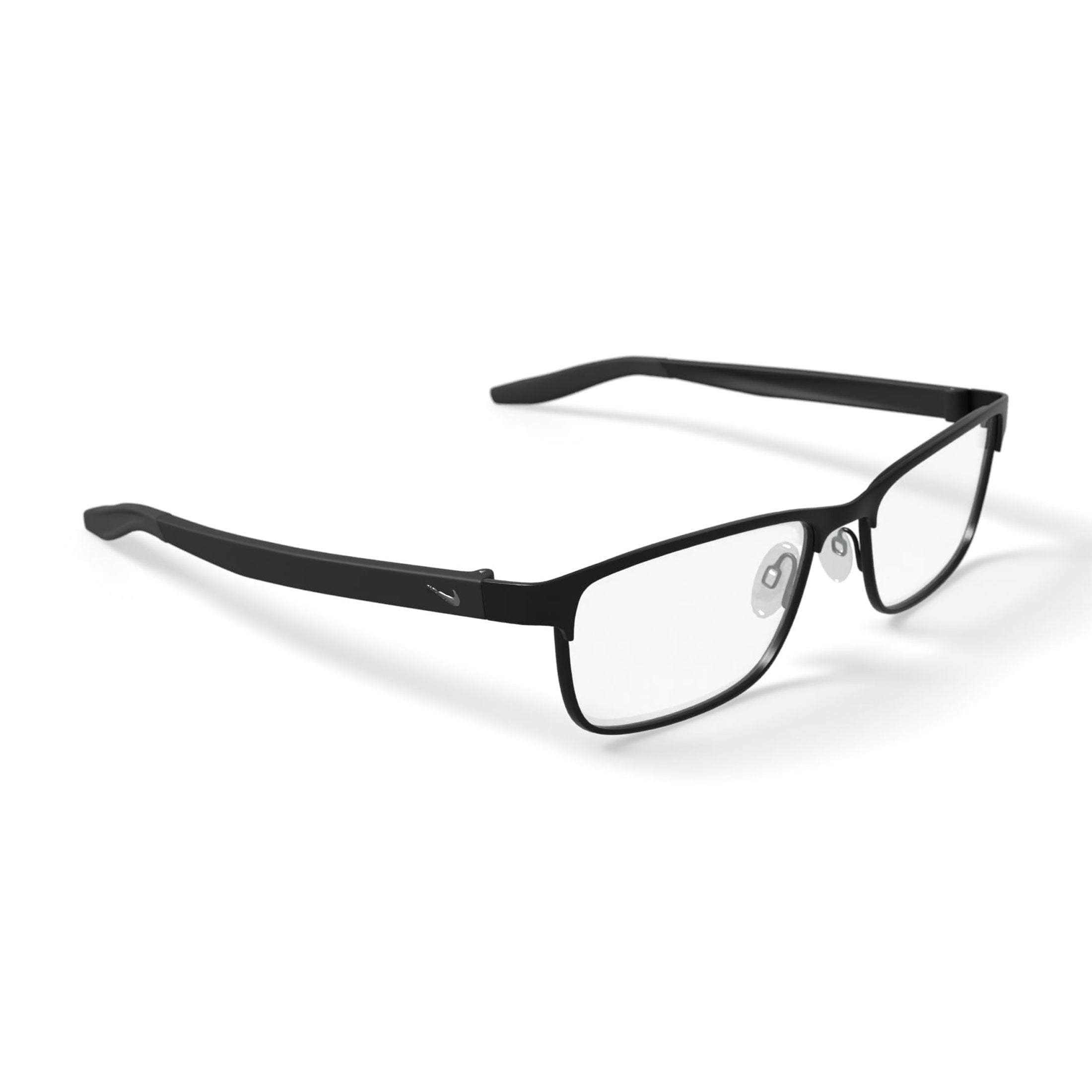 Nike Men's 8130G Prescription Eyeglasses with Case, Black