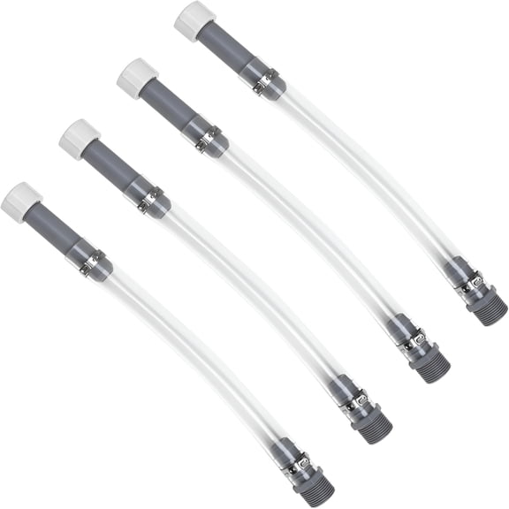 RIONIMA Racing Fuel Jug Hose Kit - Fuel Can Spout Compatible with 3/5/5.5 Gallon Gas Cans,Improved Filter Design,Pack of 4