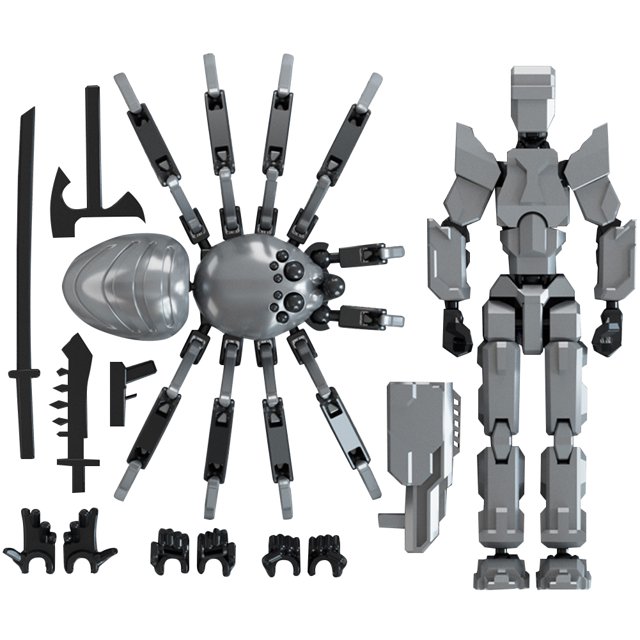 Figures Modelo Robot Forma para Ventiladores Coleccionistas (Graphite Gray)