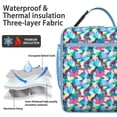 thumbnail image 2 of Giraffe Insulated Lunch Bag Box Women Reusable Lunch Bag Water-Resistant Lunchbox Office Hiking, 2 of 6