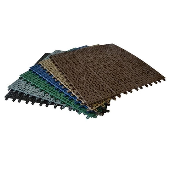 Riverstone RSI-IFS-BL-12 22 x 22 in. RSI Interlocking Floor System - Blue