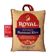 Authentic Royal Naturally Aged Indian White Basmati Rice, Long-Grain, Gluten-free - 20 lb. Bag
