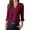 Red, variant on Qaspx Womens Blouses 3/4 Sleeve Dressy Tops Casual V Neck Office Shirts
